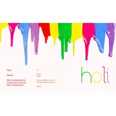 Holi Color Card